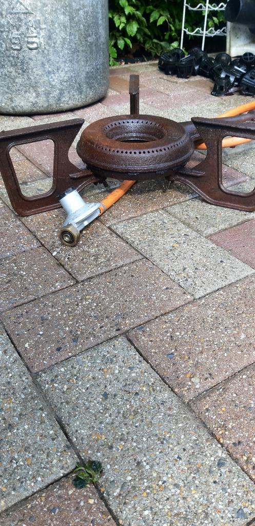 Gasvuur extra groot, Tuin en Terras, Barbecue-accessoires, Zo goed als nieuw, Ophalen