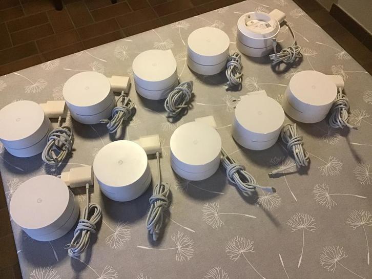 Mesh wifi google 10 stuks met usb c aansluiting, Computers en Software, WiFi-versterkers, Zo goed als nieuw, Ophalen of Verzenden