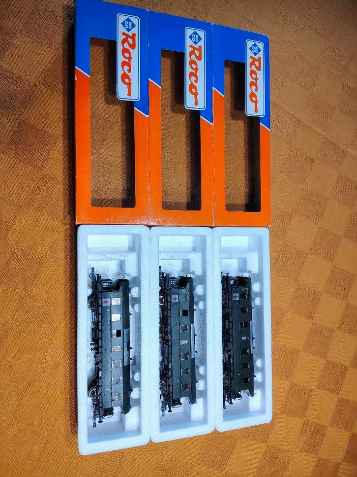 Voitures Roco HO 45092 DRG Lazarette, Hobby & Loisirs créatifs, Trains miniatures | HO, Comme neuf, Wagon, Roco, Analogique, Enlèvement ou Envoi