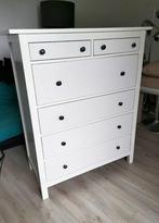 HEMNES IKEA dressoir met 6 laden, wit gebeitst, 108x131 cm, Huis en Inrichting, Kasten | Ladekasten, Ophalen of Verzenden, Zo goed als nieuw