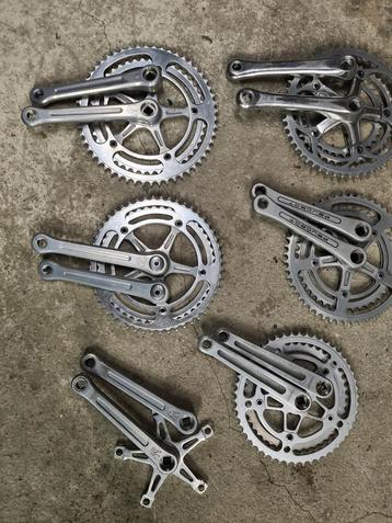 Cranks campagnolo, takagi triplex, stronglight, sugino beschikbaar voor biedingen