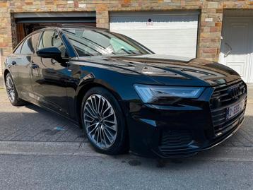 Audi A6 competition 55 TFSIe garantie 09/2026, Autos, Audi, Cuir, Noir, Automatique, Particulier