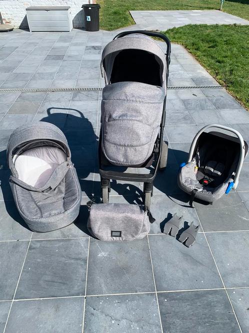 Quax Avenue buggy 3 in 1, Kinderen en Baby's, Buggy's, Zo goed als nieuw, Overige merken, Regenhoes, Verstelbare rugleuning, Voetenzak
