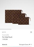 Nieuw: Louis Vuitton Triple Pouch, incl bon!, Tickets en Kaartjes