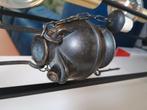 Oude Mijnolielamp koper of brons, Antiek en Kunst, Ophalen of Verzenden