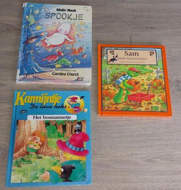 Speelgoed: 3 boeken thema Halloween / Griezelen beschikbaar voor biedingen