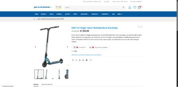 MGP VX Origin Team Nickeled Blue Stuntstep beschikbaar voor biedingen