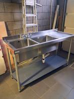 Rvs spoeltafel, Ophalen