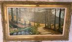 Schilderij Louis Garot het Rode Klooster, Antiek en Kunst, Kunst | Schilderijen | Klassiek, Ophalen