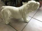 Bouledogue blanc en polyester, Maison & Meubles, Enlèvement