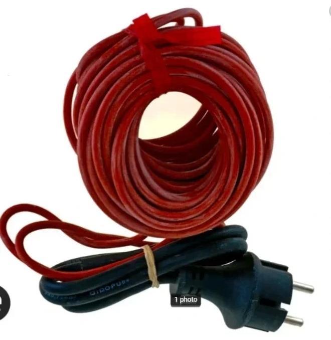 Cordon chauffant 12m, Bricolage & Construction, Électricité & Câbles, Comme neuf, Câble ou Fil électrique, Enlèvement ou Envoi