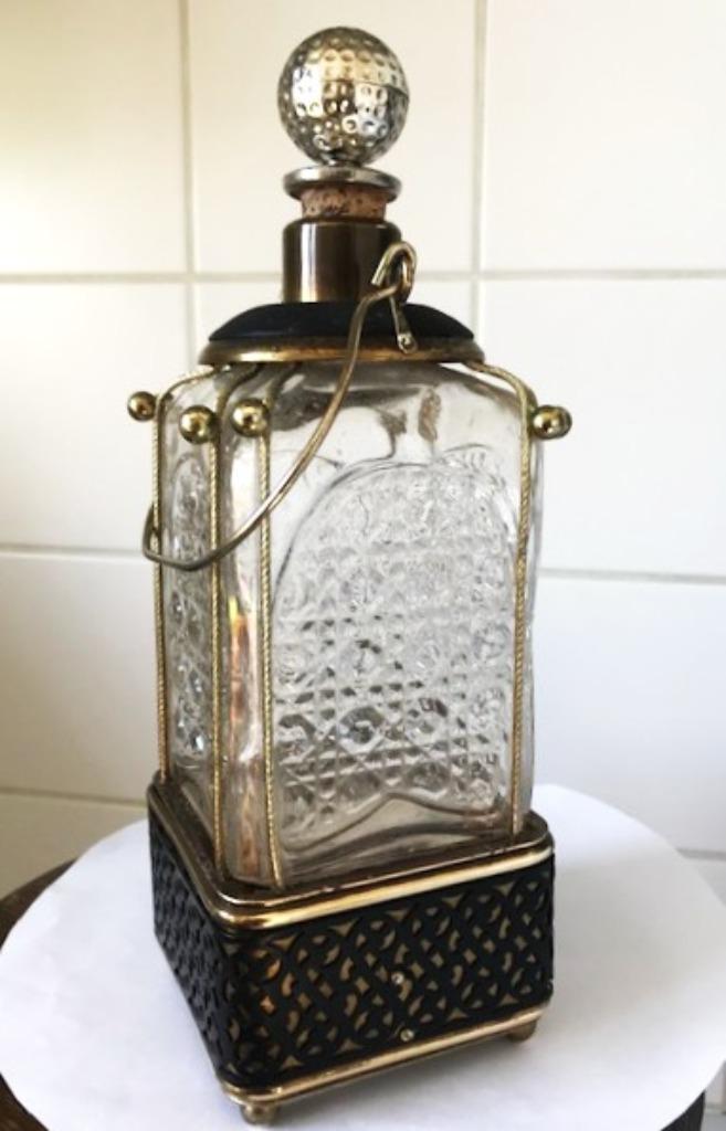 Muziekdoos Whisky Karaf Alarm🎶 60's✨😍🎶🎁🤗👌, Antiek en Kunst, Curiosa en Brocante, Ophalen of Verzenden