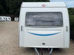 Caravan Burstner Premio 435, bj 2008, rondzit, vast bed, Caravans en Kamperen, Vast bed, Rondzit, Koelkast, Bedrijf