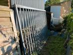 Metalen poort, Jardin & Terrasse, Portes de jardin, 150 à 200 cm, Utilisé, Enlèvement ou Envoi, 200 cm ou plus