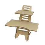 Bureau verhoger (van Aaken design), Computers en Software, Laptoptafels, Ophalen, Zo goed als nieuw, In hoogte verstelbaar