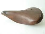 antieke fiets zadel leder  oldtimer rijwiel vintage, Ophalen of Verzenden