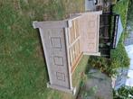 Tweepersoonsbed, Huis en Inrichting, Slaapkamer | Bedden, Ophalen, Gebruikt, Beige, Tweepersoons