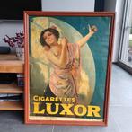 Affiche d'exposition cigarettes Luxor, Enlèvement