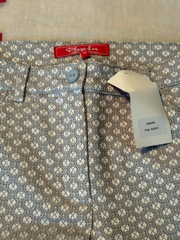Nieuwe broek van Plage d’or (40)., Kleding | Dames, Broeken en Pantalons, Nieuw, Maat 38/40 (M), Blauw, Ophalen