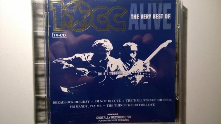 10CC - Alive The Very Best Of, Cd's en Dvd's, Cd's | Rock, Zo goed als nieuw, Poprock, Ophalen of Verzenden