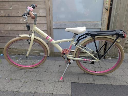 Charmante BTWIN 24 inch Poply 500 met upgrades, Fietsen en Brommers, Fietsen | Meisjes, Zo goed als nieuw, 24 inch, Versnellingen