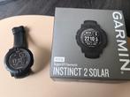 Garmin Instinct 2 Solar Tactical (zwart) met garantie, Handtassen en Accessoires, Sporthorloges, Ophalen, Zwart, Garmin, Zo goed als nieuw