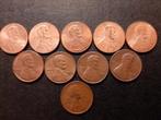 Amérique : 10 pièces UN cent 1911-2014, Amérique centrale, Série, Envoi