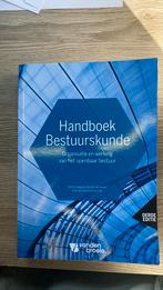 Handboek bestuurskunde derde edite, Boeken, Economie, Management en Marketing, Ophalen of Verzenden, Zo goed als nieuw
