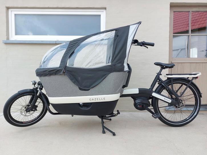Elektrische Bakfiets Gazelle Makki load Urban 500Wh*, Fietsen en Brommers, Fietsen | Bakfietsen, Zo goed als nieuw, Gazelle, 2 kinderen