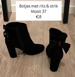 Zwarte laarsjes maat 37, Zwart, Lage of Enkellaarzen, Ophalen of Verzenden, Zo goed als nieuw