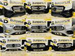 Bumpers Mercedes C Klasse W205 AMG C43 Voorbumper GT Grill D, Gebruikt, Voor, 6 maanden garantie, Ophalen of Verzenden