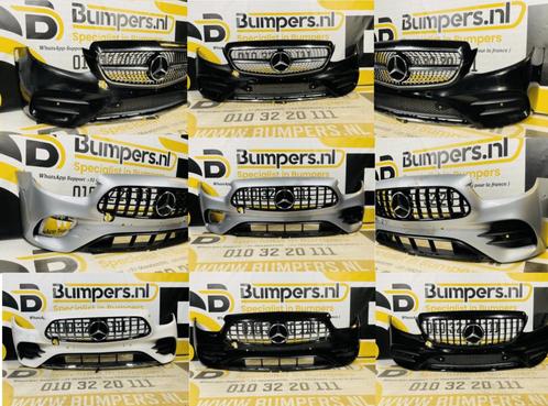 Bumpers Mercedes C Klasse W205 AMG C43 Voorbumper GT Grill D, Auto-onderdelen, Carrosserie, Bumper, Voor, Gebruikt, 6 maanden garantie