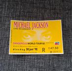 Michael Jackson Dangerous World Tour ticket Rotterdam 1992, Enlèvement ou Envoi