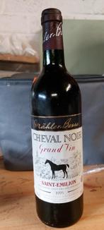 Vin rouge 75 cl Cheval Noir St-Emilion 1995, Collections, Vins, Pleine, France, Enlèvement, Vin rouge