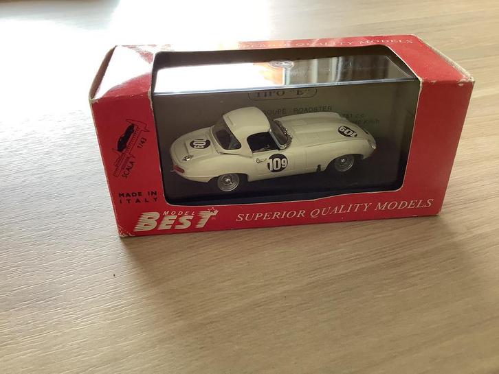 Jaguar Type E Brand Hatch 1965 uitvoering door Best, Hobby en Vrije tijd, Modelauto's | 1:43, Zo goed als nieuw, Ophalen of Verzenden