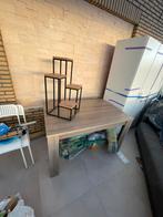 Te koop: tafel + bloemenrek – €50, Immo