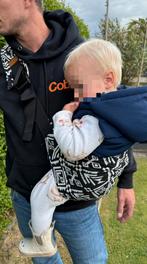 Nieuwe zwart witte print heupdrager, Kinderen en Baby's, Babydragers en Draagdoeken, Ophalen of Verzenden, Nieuw, Zij, Draagzak