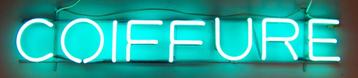 Vintage "Coiffure" neon beschikbaar voor biedingen