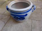 pot à beurre vintage - bleu de Delft - hauteur 13 cm, Enlèvement ou Envoi