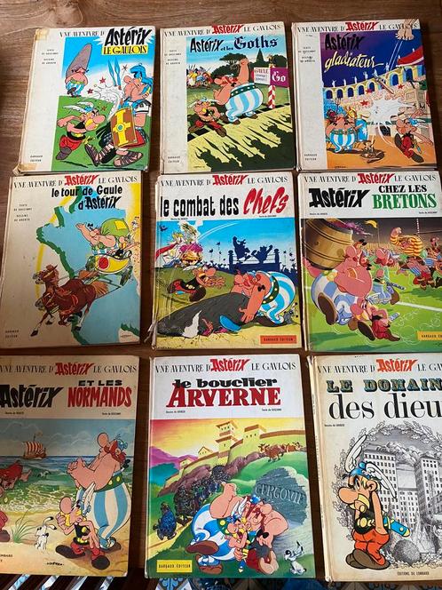 Astérix - Lot de 18 BD - Années 60-70 (Voir description), Boeken, Stripverhalen, Gelezen