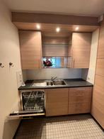 Keuken VERVAN met toestellen, Ophalen, Gebruikt, Bruin, Dubbelwandige keuken