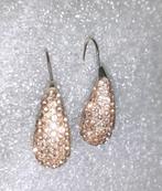 oorbellen hangers rosegold strass kristallen, Overige materialen, Hangers, Verzenden, Nieuw