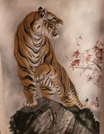 Kakemono Tigre 1965, Antiek en Kunst, Kunst | Schilderijen | Modern, Ophalen