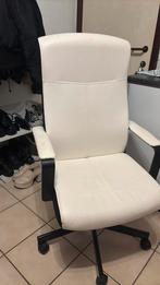 Ikea bureastoel Millberget wit, Ophalen, Gaming bureaustoel, Gebruikt, Wit