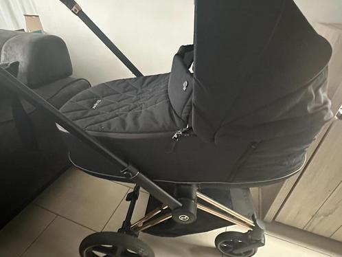 deluxe cybex wandelwagen, buggy priam platinum rose gold, Kinderen en Baby's, Kinderwagens en Combinaties, Zo goed als nieuw, Combiwagen