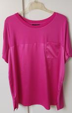 Fuschia blouse - zijdelook - MARINA RINALDI - L, Kleding | Dames, Marina Rinaldi, Ophalen of Verzenden, Nieuw, Maat 46/48 (XL) of groter