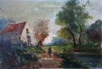 Louis VAN LINT  peinture à l'huile signée, Antiquités & Art, Enlèvement ou Envoi