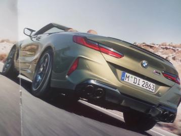 BMW  M8 & M8 Competition Cabrio 01-2022 brochure beschikbaar voor biedingen