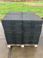 180 vochtdoorlatende rubberen matten 50x50x4cm, Tuin en Terras, Ophalen, Gebruikt