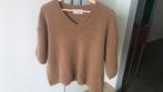 Camel kleurig truitje met V hals TU met korte mouwen, Kleding | Dames, Truien en Vesten, Ophalen of Verzenden, Gedragen